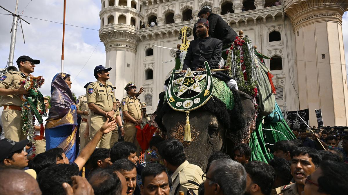 Mourners mark 10th day of Muharram on the streets of Hyderabad